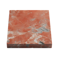 Red Marble Tile with a Transparent Background for Design Projects png