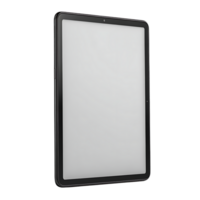 Black Tablet with Transparent Background, Mockup for Displaying Your Design, Clean and Minimalistic, Perfect for Branding and Advertising png