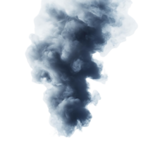 Abstract Smoke Cloud with Transparent Background, Isolated on Black for Design Elements, Digital Art, and Graphic Design png