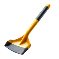 Yellow and Black Shovel with a Transparent Background png