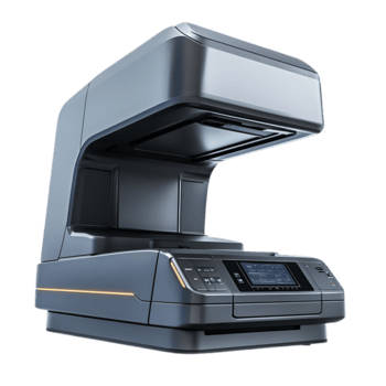 High-Tech Scanner with Transparent Background, a Modern Device for Document Digitization with Intuitive Interface png