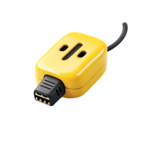 Yellow USB Adapter with Transparent Background, Connecting Devices with a Seamless Design png