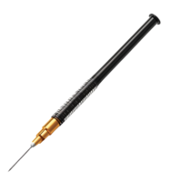 Precision Screwdriver with Transparent Background, Ideal for Delicate Electronics Repair, Featuring a Durable Black Handle and a Thin, Precise Tip png