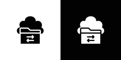 Data Recovery icon Flat fill set collection vector