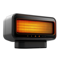 Electric Heater with Transparent Background, Providing Cozy Warmth and Comfort with a Sleek Design, Perfect for Any Room. png