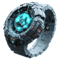 Futuristic Smartwatch with Transparent Background - A Glimpse into the Future of Timekeeping png