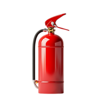 Red Fire Extinguisher with Transparent Background - Safety Equipment for Emergency Response png