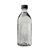 Sparkling Water Bottle with Transparent Background, Perfect for Mockups and Branding png