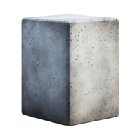 Concrete Block with Transparent Background, a Textured Material for 3D Modeling and Design png