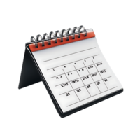 Desktop Calendar with Transparent Background,  a Convenient Tool for Planning and Scheduling png