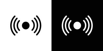 Sensor icon Flat fill set collection vector