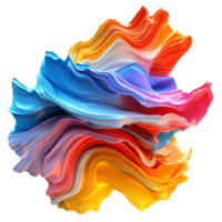 Abstract Colorful Swirls, Flowing Paint, Vivid Hues, Dynamic Shapes, Artistic Expression, Liquid Art,  Fluid Design,  Creative Background,  Transparent Background,  Dynamic Composition,  Artistic Abstract png