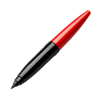 Red and Black Pen with Transparent Background - Writing Tool for Smooth Lines and Precise Strokes, Professional Design for Artistic Expression png