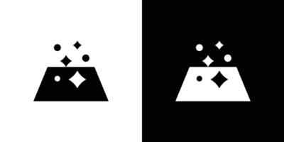 clean surface icon Flat fill set collection vector