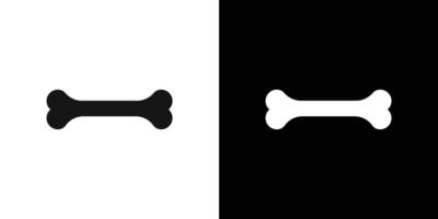 Dog bone icon Flat fill set collection vector