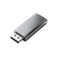 HDMI to DisplayPort Adapter with Transparent Background, Enables High-Resolution Video and Audio Transmission for Displays, Monitors, and Projectors png