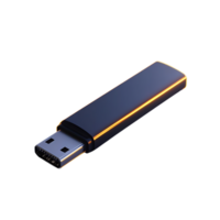 USB Flash Drive with Transparent Background, Black, Illuminated, Modern, Digital Storage Device, Data Transfer, Memory Stick, Portable Storage, Computer Accessory, Tech Gadget,  High-Speed Data Transfer,  Data Backup,  High Capacity,  Small and Compact, png