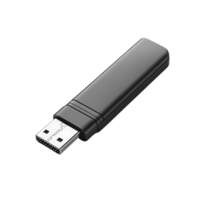 HDMI to DisplayPort Adapter, Convert HDMI to DP for Monitor, Projector, TV, Supports 4K Resolution, Black, Transparent Background png