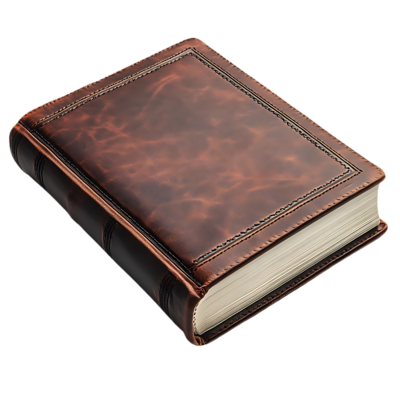 Leather bookbinding icon