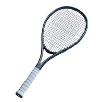 Tennis Racket with a Transparent Background - A Black and White Design for a Powerful Game png