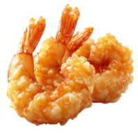 Crispy Fried Shrimp with a Transparent Background png