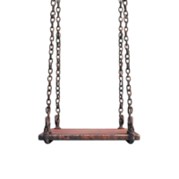 Rusty Swing Set with a Transparent Background - Perfect for Design Projects png