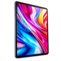 Vibrant Tablet Display with Transparent Background, Showcase Stunning Colors and Design png