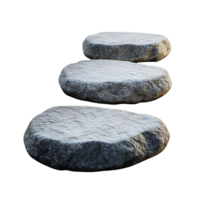 Stacked Stone Platform with a Transparent Background png