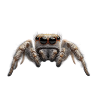 A Close-Up of a Jumping Spider with a Transparent Background png