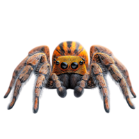 A Close-Up View of a Jumping Spider with a Transparent Background, Showcasing its Striking Features and Captivating Gaze png
