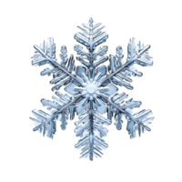 A Delicate and Intricate Snowflake with a Transparent Background png