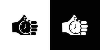 testing time icon Flat fill set collection vector