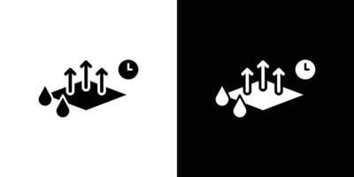 quick dry icon Flat fill set collection vector