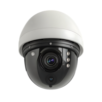 Security Camera with Transparent Background, Offering 360 Degree View, High-Definition Recording, Night Vision, and Motion Detection Features png