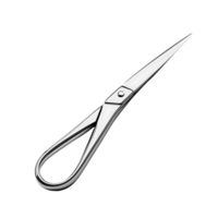 Sharp Scissors Cut Through Paper, Fabric, and More with Ease, Providing a Clean and Precise Result on a Transparent Background. png