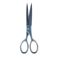 Sharp Scissors with a Transparent Background for Cutting, Editing, and Design png