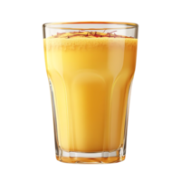 Refreshing Saffron Milk Drink with a Transparent Background png