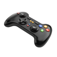 Black Game Controller with Transparent Background -  A Gaming Experience with Transparent Background png