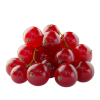 Red Currants on a Transparent Background, A Beautiful Display of Fresh Fruit with a Clean, Clear Look. png