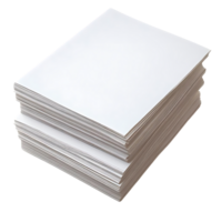 Stack of Papers With a Transparent Background - A Clean, Minimalist Image Perfect for Your Next Project png