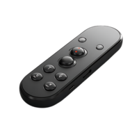 Black Remote Control with Transparent Background, a Perfect Accessory for Smart TVs and Streaming Devices png