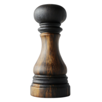 Wooden Pepper Mill with Transparent Background, Black and Brown Pepper Mill with a Classic Design, Elegant Kitchen Decor,  Spice Grinder for Freshly Ground Pepper, Perfect for Table Setting or Gifting,  Elegant Wooden Pepper Mill,  Salt and Pepper Set,  W png