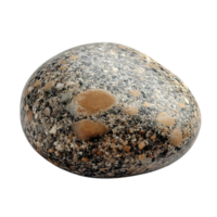 A Single Smooth Pebble with a Transparent Background, Featuring a Variety of Colors and Textures png
