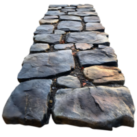 Cobblestone Path with Transparent Background, A Stone Pathway with No Background, Stone Path with Transparency, Cobblestone Walkway with Transparent Background png