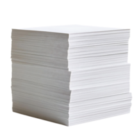 A Stack of Paper with a Transparent Background, A Blank Canvas for Your Ideas png