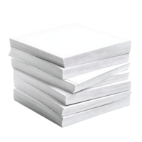 Stack of White Paper with a Transparent Background png