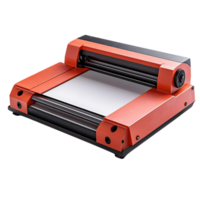 Red Printing Machine with Transparent Background for Creating High-Quality Prints with Ease and Efficiency png