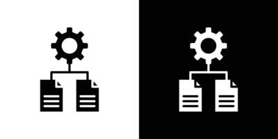 Procurement icon Flat fill set collection vector