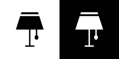 Home light icon Flat fill set collection vector