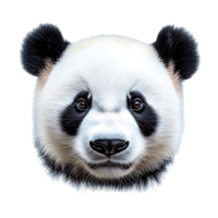 Cute Panda Bear with Transparent Background, Adorable Animal Portrait with No Background, Panda Face with Clear Background, Isolated Panda Image for Design, Black and White Panda with Transparent Background, Download Free Panda Image, Panda Photo with Cle png